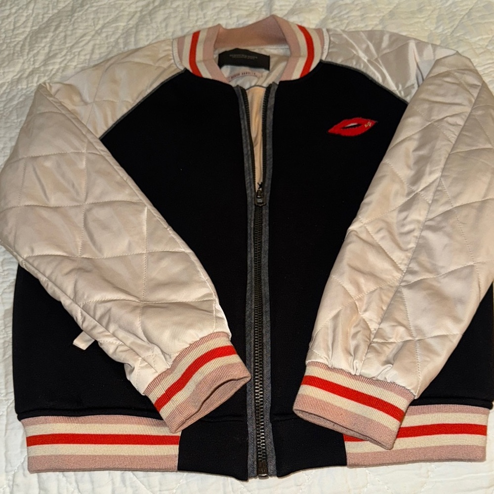Scotch & Soda Pink and Cream Jacket